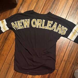 New Orleans Saints women’s long sleeve Black/ Gold